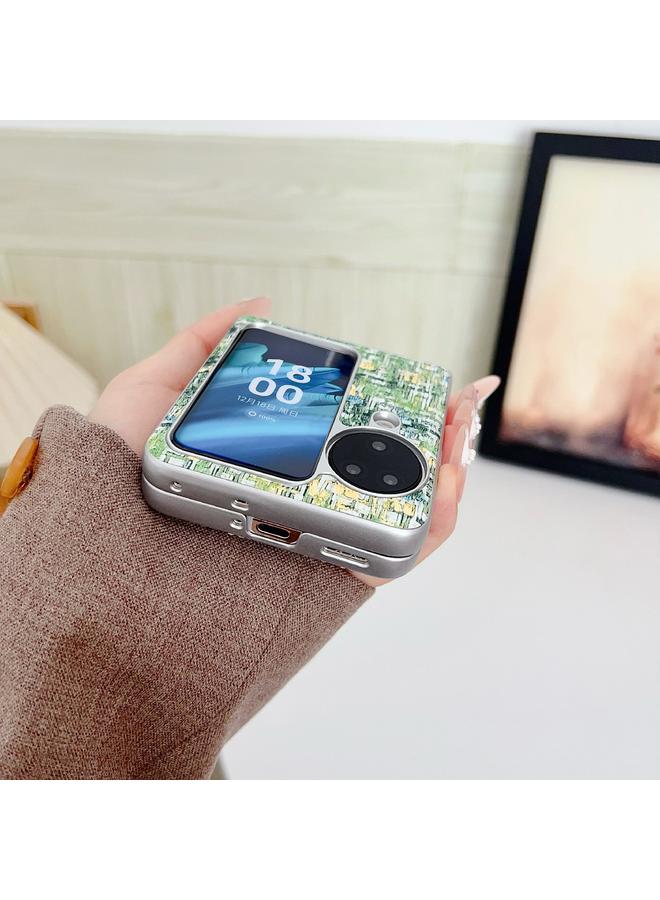 S-TOP Case For OPPO Find N3 Flip Illusory Color Weaving Texture Phone Case - Image 3