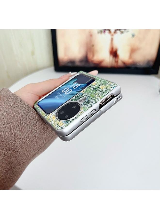 S-TOP Case For OPPO Find N3 Flip Illusory Color Weaving Texture Phone Case - Image 4