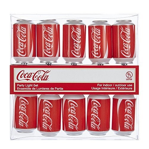 Kurt S. Adler Kurt Adler CC0748 Coca-Cola Can Light Set, 10 Light - Image 2