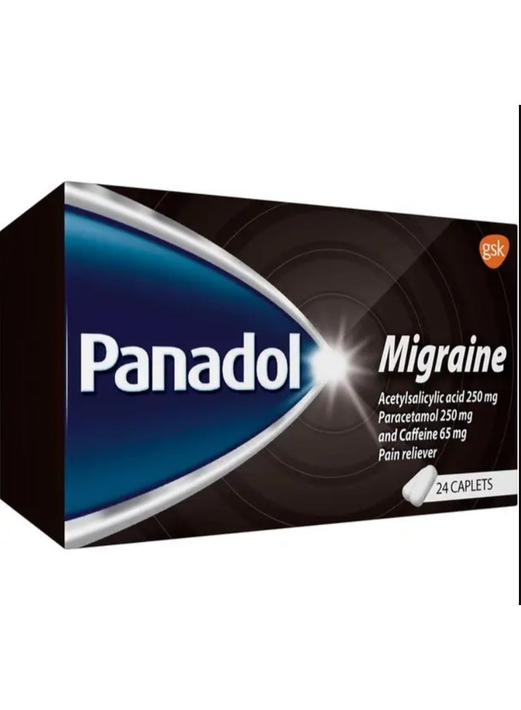 بانادول أقراص بانادول للصداع النصفي - تسكين قوي لآلام الصداع النصفي والصداع وآلام الجسم - ٢٤ قرصًا - Image 1
