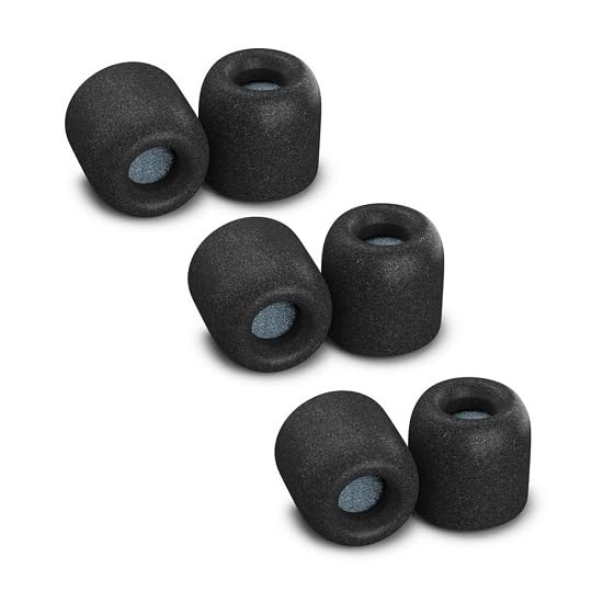 نصائح أذن من كومبلاي سبورت برو من رغوة الذاكرة لسماعات B&O Play Beoplay E8 و E6 و E4 و H5 و H3، سوداء، متوسطة، 3 أزواج، نصائح بديلة تقلل الضوضاء مع حماية ضد العرق، ملائمة بشكل آمن
