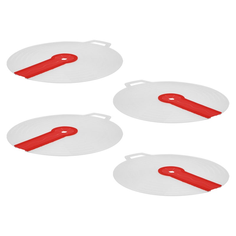 4pcs Hand Mixer Splatter Guard Bowl Covers Kitchen Anti Splash Mixing Cooking Blender Covers Frying Pan Lid - Image 4