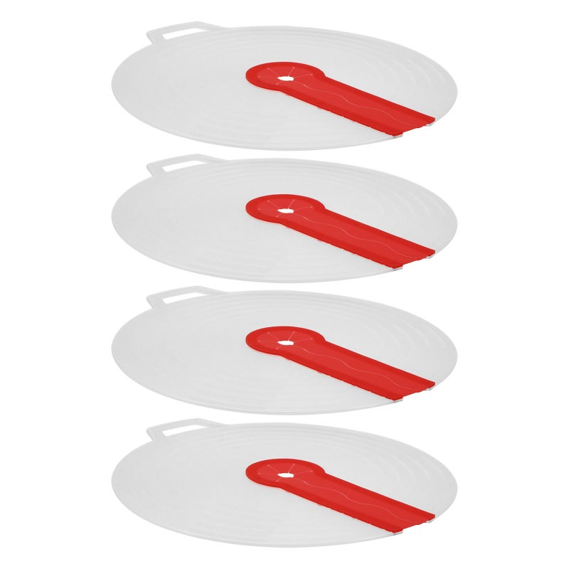 4pcs Hand Mixer Splatter Guard Bowl Covers Kitchen Anti Splash Mixing Cooking Blender Covers Frying Pan Lid - Image 5