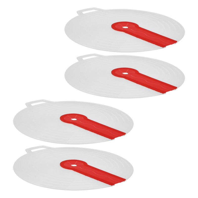 4pcs Hand Mixer Splatter Guard Bowl Covers Kitchen Anti Splash Mixing Cooking Blender Covers Frying Pan Lid - Image 3