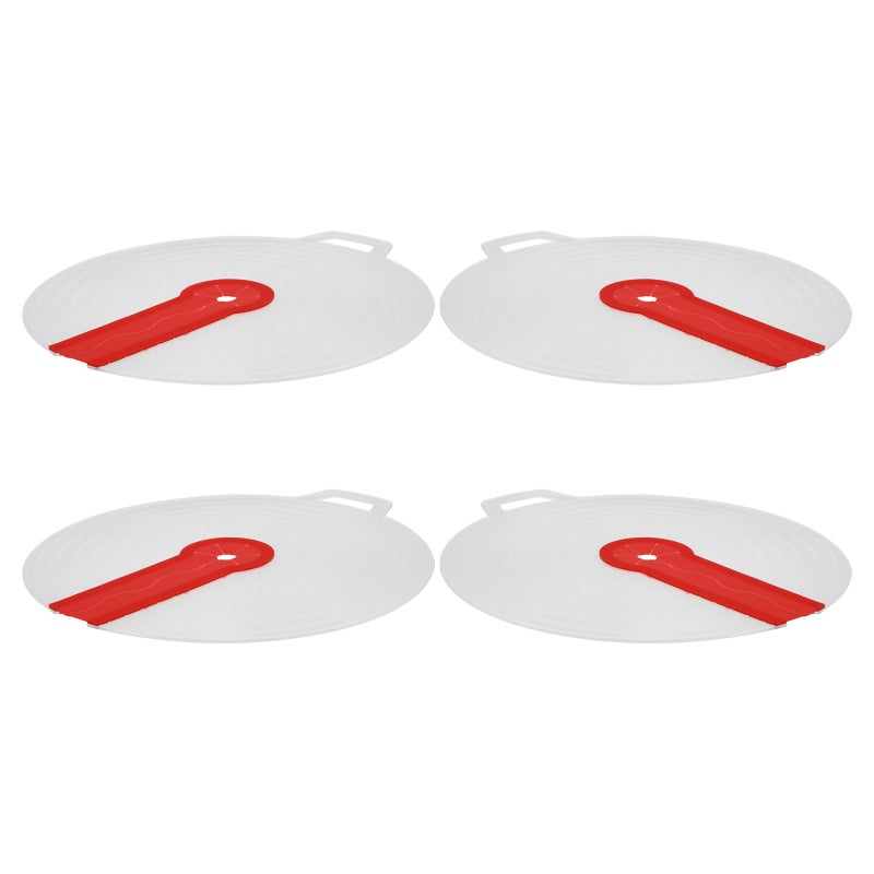 4pcs Hand Mixer Splatter Guard Bowl Covers Kitchen Anti Splash Mixing Cooking Blender Covers Frying Pan Lid - Image 1