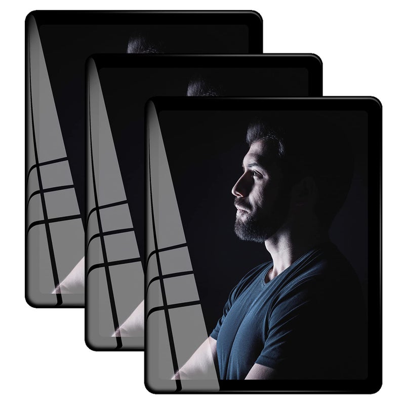 Bluesun 8x10 Picture Frames set of 3 Pack Real Glass Frames  Picture Frames 10x8 Black Matted for Wall and Tabletop 8x10black