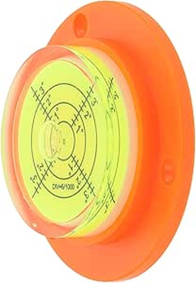 Small Precision Bubble Level with Base Circular Spirit Level for Accurate Frame Balancing - Image 1