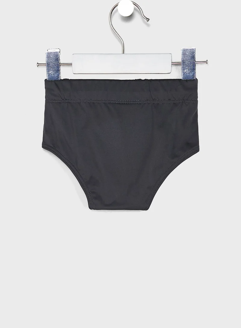 Quimby Infant Slogan Swim Trunks