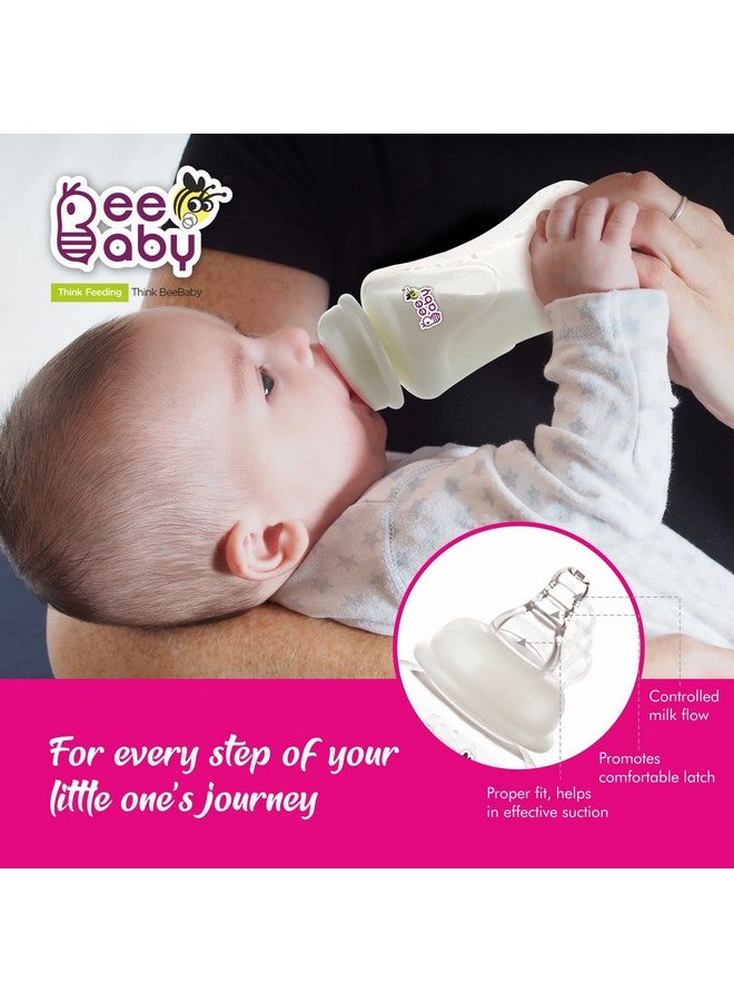Beebaby Comfort Regular/Slim Neck Baby Feeding Bottle With Anti-Colic Silicone Nipple. Infants, Toddlers, New Born. 100% Bpa Free. (240 Ml, Pink, 1) - Image 4