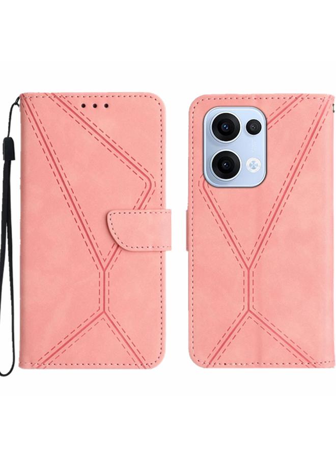 S-TOP Case For OPPO Reno13 Global Stitching Embossed Leather Phone Case - Image 1