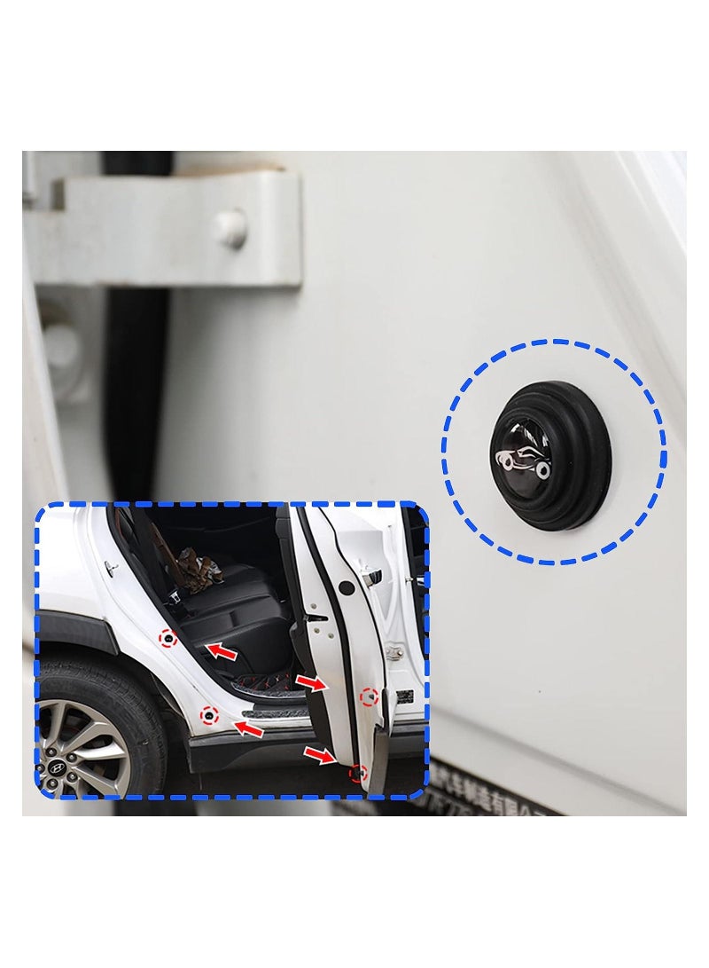 SYOSI 30Pcs Car Door Shock Absorber Gasket Car Door Protector Stickers Buffer Bumper Cushion Car Door Shock Absorbing PVC Cushion Anti Collision Gasket Car Accessories Decoration Sticke - Image 4