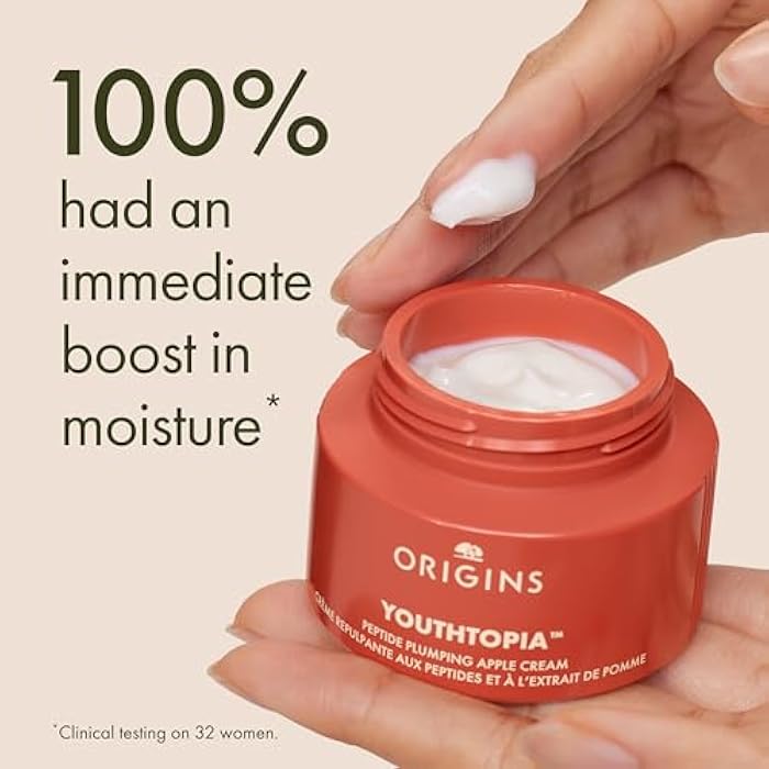 Origins Youthtopia Peptide Plumping Apple Moisturizer | Anti-Aging Face Cream | With Peptides, Squalane & Apple Stem Cells, 1.7 Fl Oz - Image 2