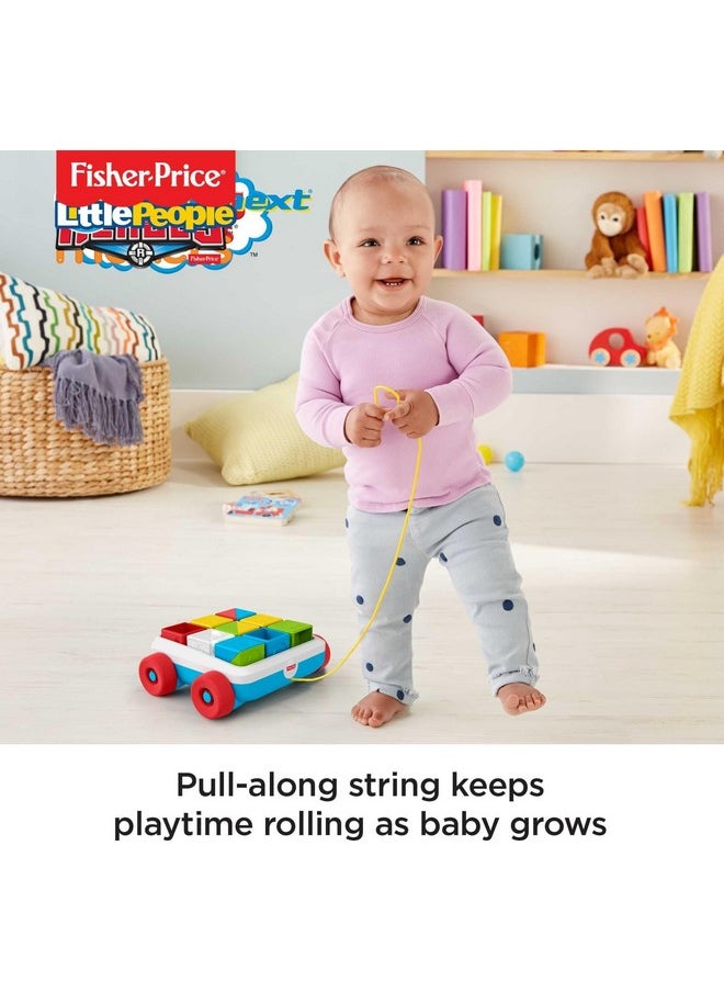 Fisher-Price Fisher-Price Pull-Along Activity Blocks Colorful Stacking and Sorting Toy  - Image 4