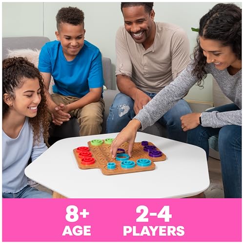 marbles Spin Master Games Otrio Wood Strategy Game Interactive Puzzle Game STEM Activity 2 Players for Ages 8 Up - Image 5