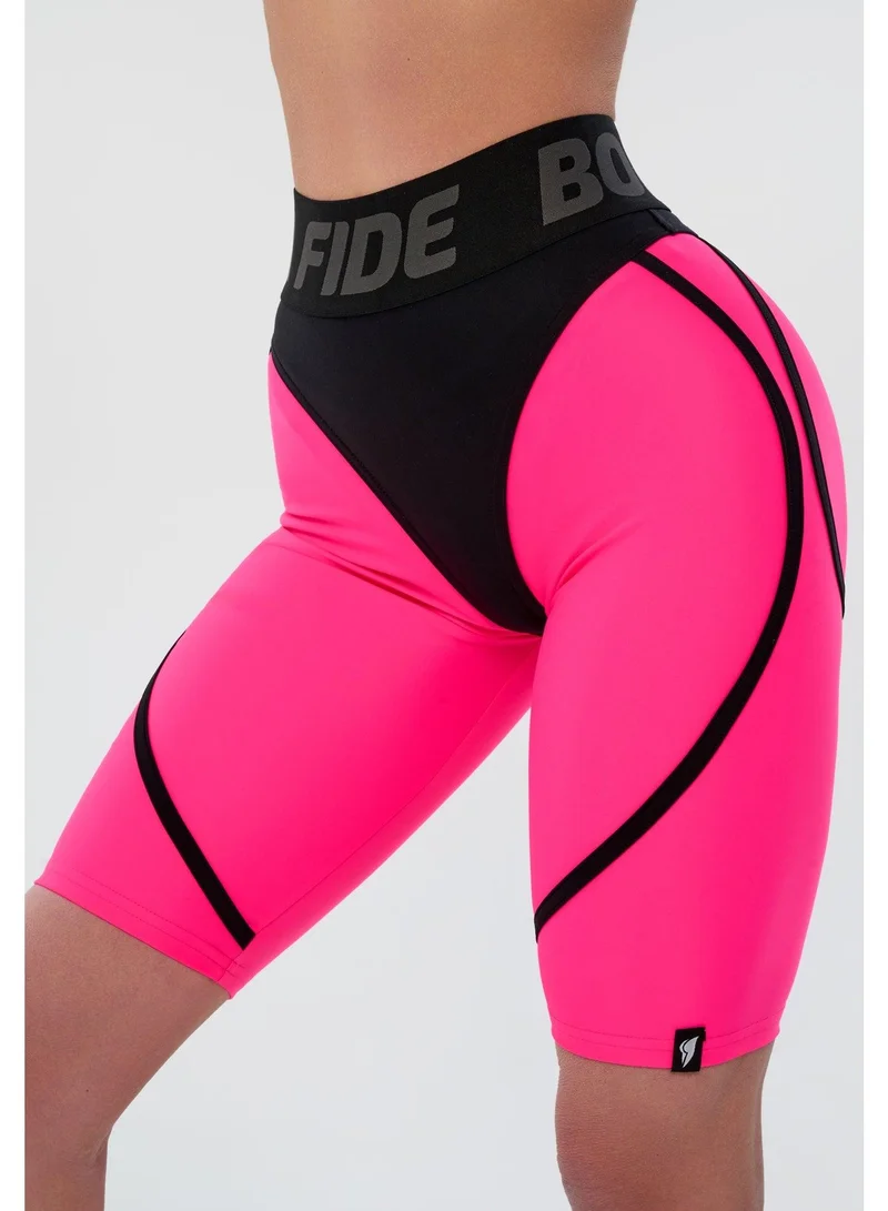 Bona Fide Bona Fide Premium Quality High Waist Biker Shorts for Women with Push Up - Womens Shorts for Gym, Workout