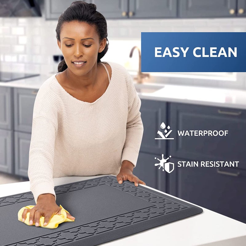 Kitchen Mat Cushioned Anti Fatigue Kitchen Rug  Waterproof Non Slip Kitchen Rugs and Mats Standing Desk Mat Comfort Floor Mats for Kitchen House Sink Office - Image 5