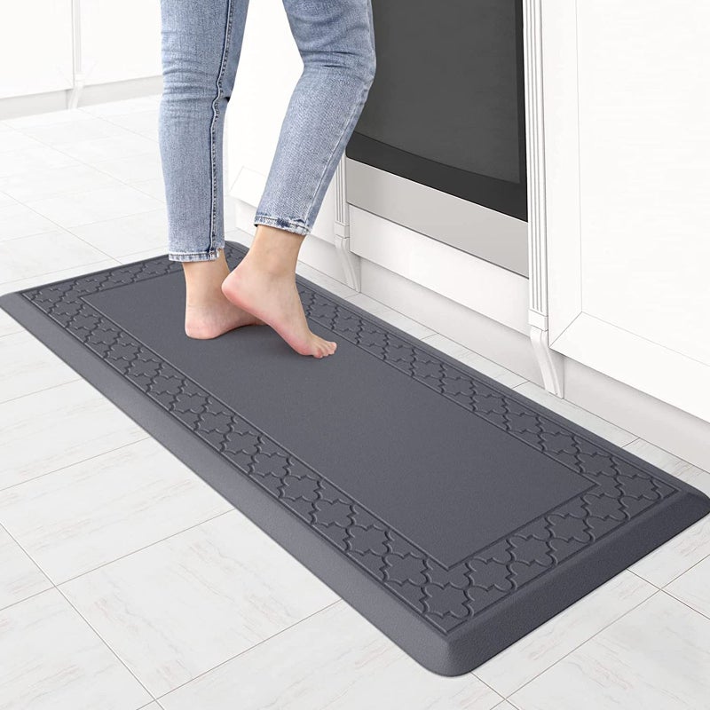 Kitchen Mat Cushioned Anti Fatigue Kitchen Rug  Waterproof Non Slip Kitchen Rugs and Mats Standing Desk Mat Comfort Floor Mats for Kitchen House Sink Office - Image 1