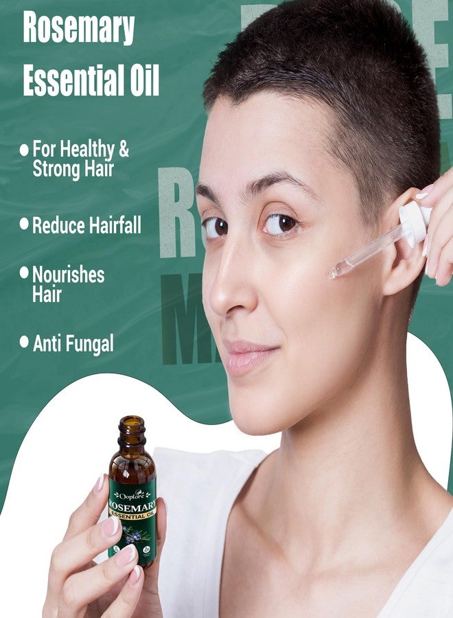 Ooplore Rosemary For Healthy Hair, Scalp Nourishment, Hair Growth - 100% Pure & Natural Undiluted Cold Pressed Oil 32ml (pck of 2) - Image 3