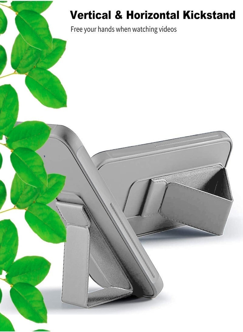 راكسوم مقبض يد قابل للطي مع مسند مغناطيسي وحزام معصم وغطاء حديدي مدمج لهاتف Honor X5b / X5b Plus / X5b+ 4G 2024 - رمادي، مقاوم للصدمات، متعدد الوظائف، حماية متينة، تصميم مريح لسلسلة Honor X5b - Image 5
