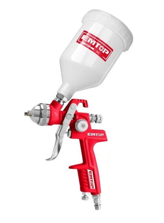 EMTOP EMTOP Professional Inverted Paint Spray Gun - 600cc Capacity Precision spraying, perfect performance for base and top coats.  - Image 1