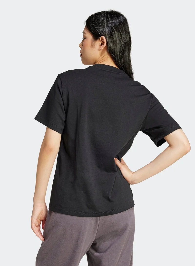 Adidas adidas essentials big logo cotton women graphic t-shirt