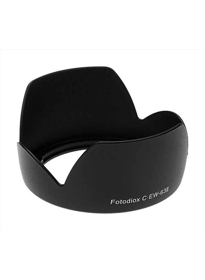 Fotodiox Dedicated (Bayonet) Lens Hood, for Canon EOS EF 28mm f/1.8, 28-105mm f/3.5-4.5 USM, 28-105mm f3.5-4.5 II USM Lenses (Replaces Canon EW-63II, EW-63 II) - Image 2