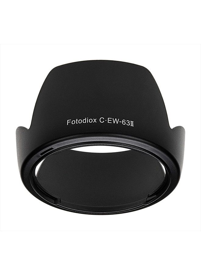 Fotodiox Dedicated (Bayonet) Lens Hood, for Canon EOS EF 28mm f/1.8, 28-105mm f/3.5-4.5 USM, 28-105mm f3.5-4.5 II USM Lenses (Replaces Canon EW-63II, EW-63 II) - Image 3