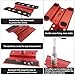 RC Lelut RC Car Stand RC Repair Stand 360 Degree Rotation Lift or Lower for Traxxas Redcat Arrma Axial RC4WD HSP Losi 18 110 112 116 Scale RC Crawler Car Truck Buggies Red - Image 4