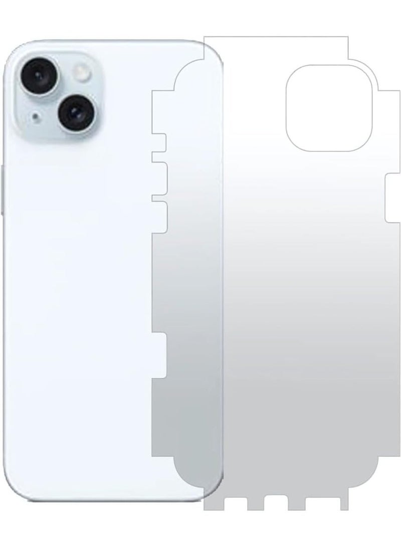 Muzz Matte Back Screen Protector for iPhone 15 - Anti-Fingerprint & Anti-Scratch Gelatin Film - Image 1