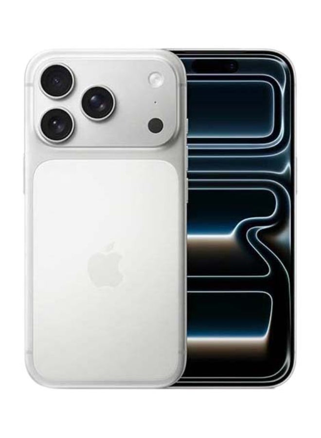 Apple iPhone 17 Pro Physical Dual Sim (No eSim) 256GB Silver 5G With FaceTime - Image 1