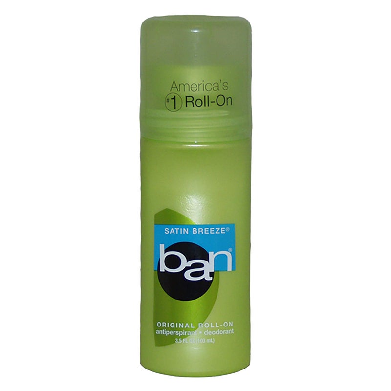 Ban Anti-Perspirant Deodorant Original Roll-On Satin Breeze 3.50 oz