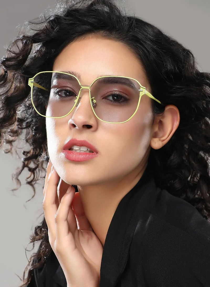 صوص هاوت نظارة شمسية بإطار كبير كامل الحواف مع حماية من الأشعة الشمسية للنساء