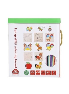 Generic Fun graffiti coloring board game 