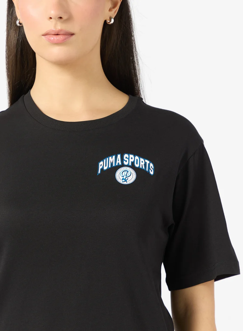 PUMA Wardrobe Essential Legacy Ii Graphic Relaxed T-Shirt