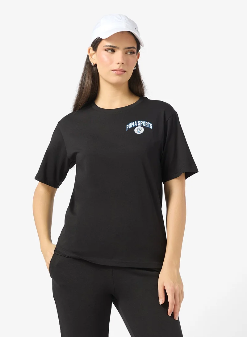 PUMA Wardrobe Essential Legacy Ii Graphic Relaxed T-Shirt