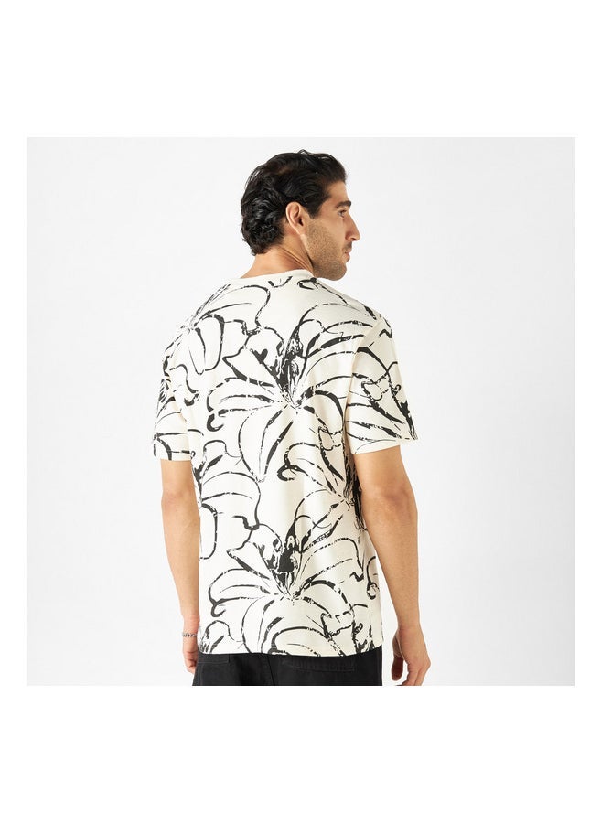 Iconic Printed Crew Neck T-Shirt  - Image 2