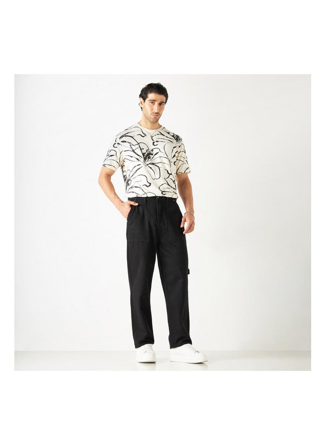 Iconic Printed Crew Neck T-Shirt  - Image 4