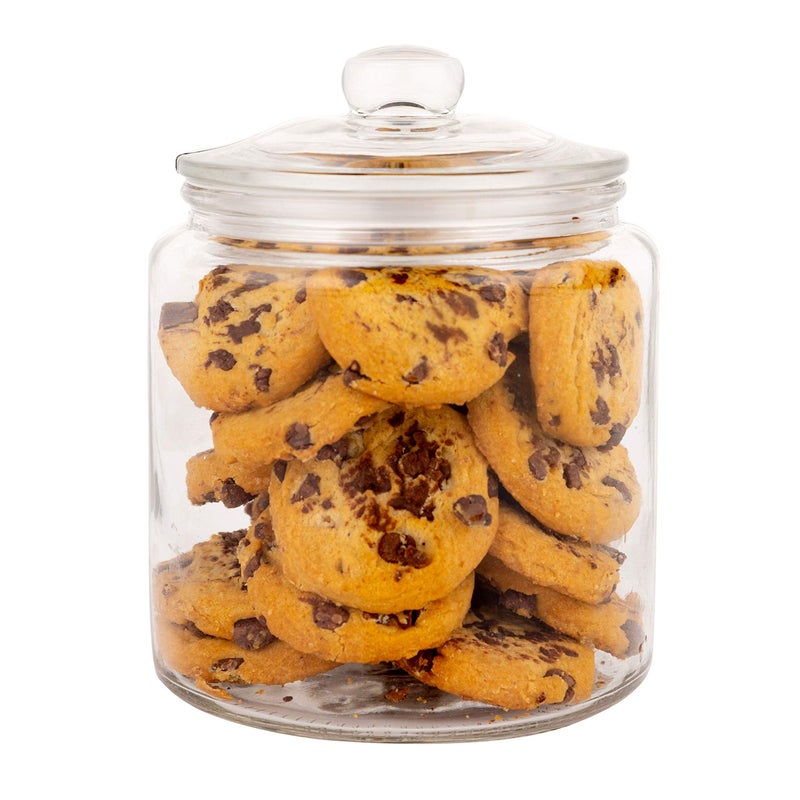 Marbelous Set of 3 Glass Jar with Lid 1 Liter | Airtight Glass Storage Container for Food, Pasta, Coffee, Candy, Dog Treats, Snacks | Glass Organization Canisters for Home & Kitchen | 34 Ounces - Image 4
