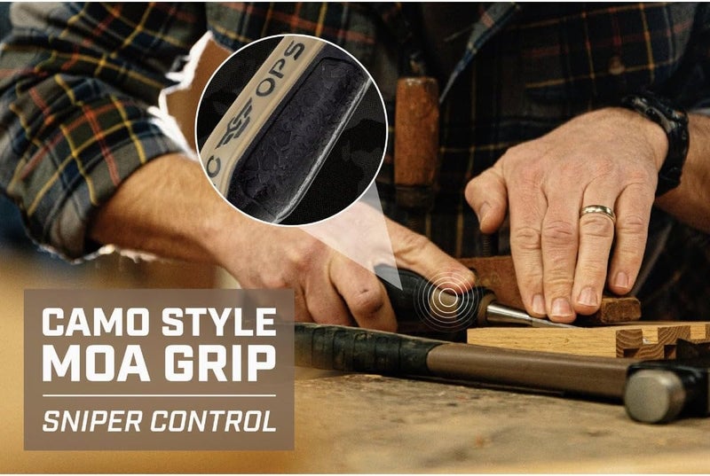 Spec-Ops Tools Wood Chisel, 1" Blade, High-Carbon Steel Blade, Shock-Absorbing Grip - Image 3