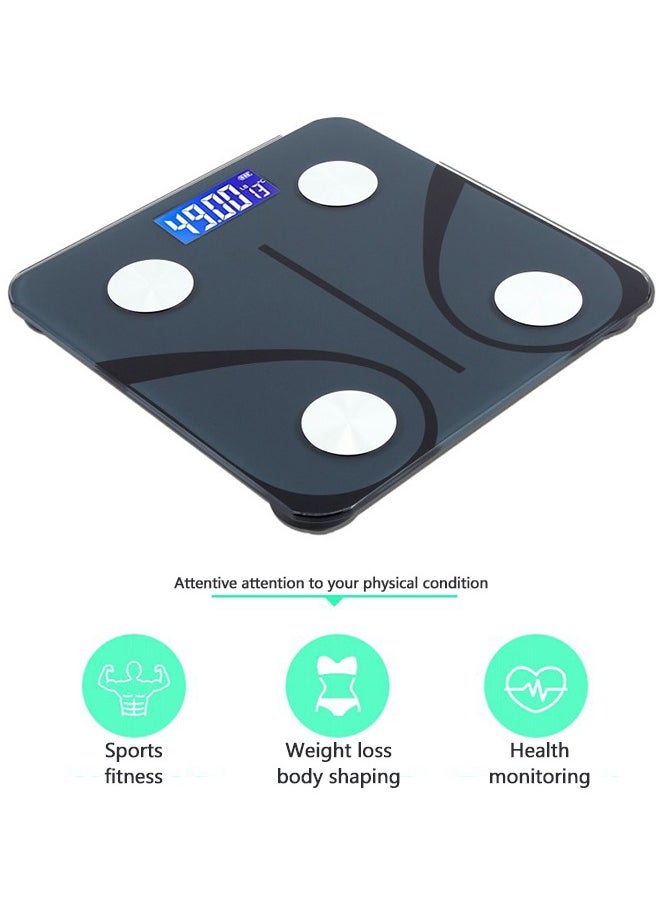 Generic Personal Scale With Phone APP, Digital Bathroom Weight Scale with Wi-Fi, Bluetooth Weighing Scale, 15 Measurements Including Weight, Body Fat, Muscle & Bone Mass, 3D Virtual Body Mod, 50 g/0.1 lb  - Image 4