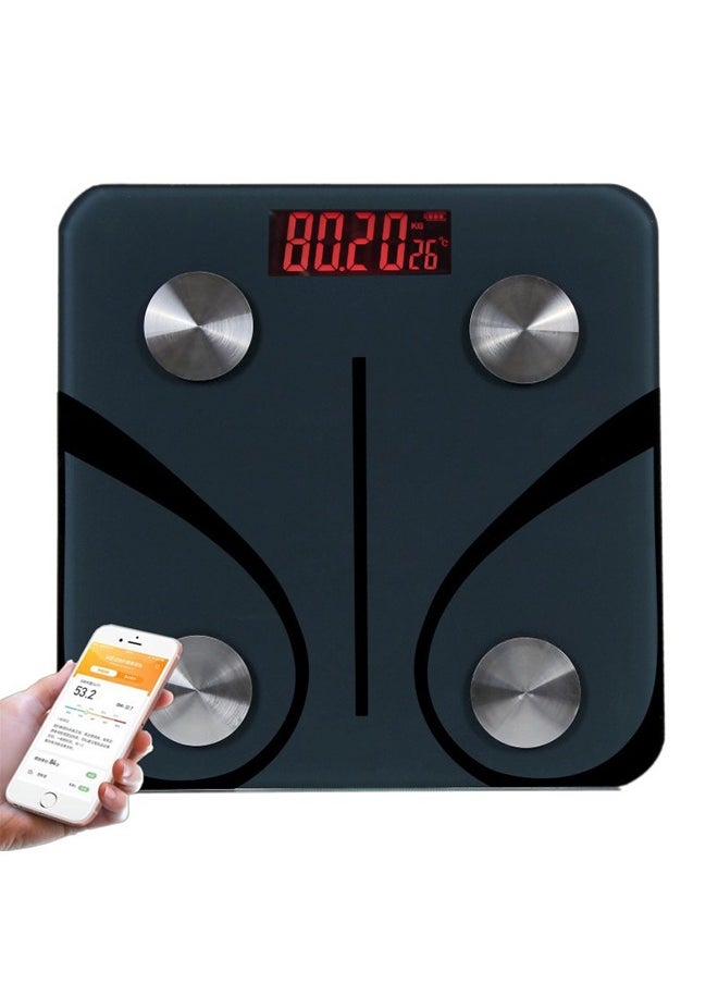 Generic Personal Scale With Phone APP, Digital Bathroom Weight Scale with Wi-Fi, Bluetooth Weighing Scale, 15 Measurements Including Weight, Body Fat, Muscle & Bone Mass, 3D Virtual Body Mod, 50 g/0.1 lb  - Image 1