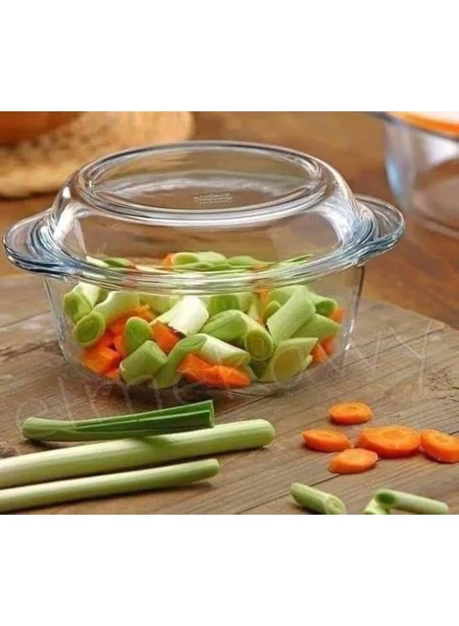 Borcam - 5 PCs1 Oven Dish and 2 Casseroles Set - Image 3