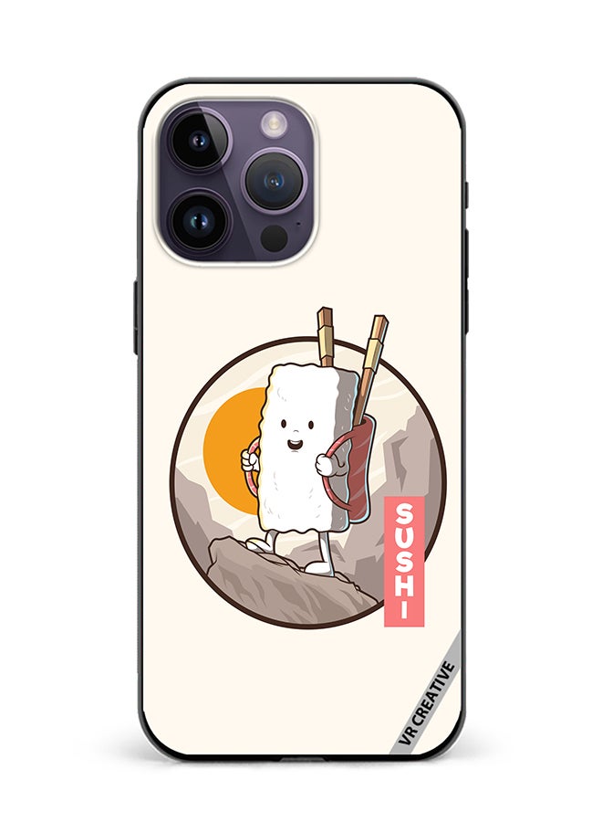 VR CREATIVE Protective Case Cover For Apple iPhone 16 Pro Max Travel Sushi Design Multicolour