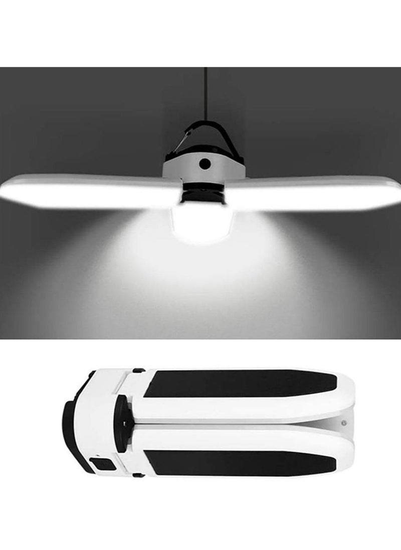 KASTWAVE مصباح شمسي للتخييم، مصباح طوارئ خارجي مقاوم للماء، مصباح LED محمول يعمل بالUSB، مصباح قابل لإعادة الشحن، مصباح خيمة مع خطاف للتعليق للتنزه/الصيد/الفناء/الحديقة/الشواء (فئة الطاقة A+)  - Image 1