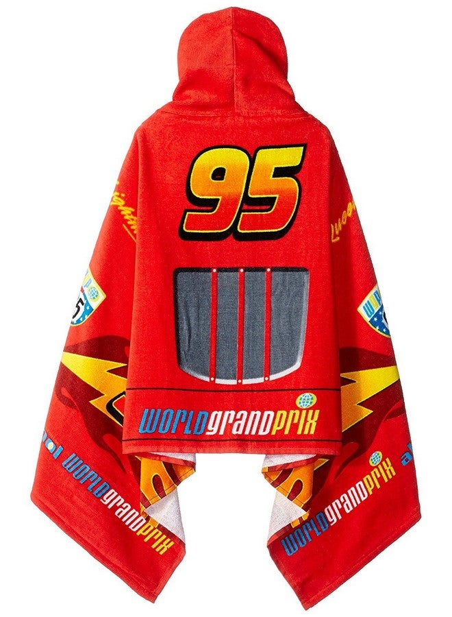 Jay Franco Disney/Pixar Cars ‘Tune Up’ Hooded Cape Towel, 22” x 51” - Image 2