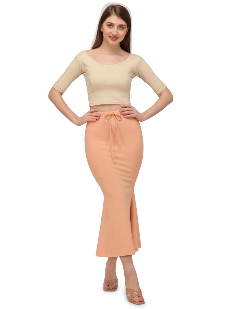 Mehrang Stretchable Saree Shapewear Petticoat for Women, Cotton Blended,Petticoat,Skirts for Women,Shape Wear Dress for Saree - Image 3
