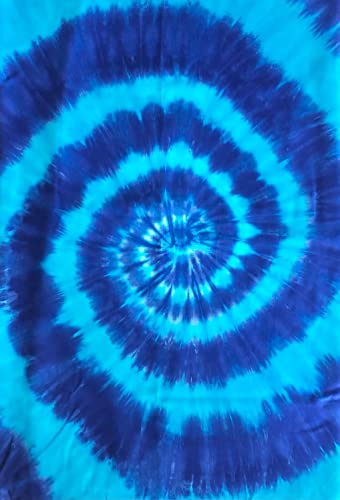 GENESIS Sarong Wrap From Bali Your Choice of Design Beach Cover Up (Tye Dye Blue) - Image 3