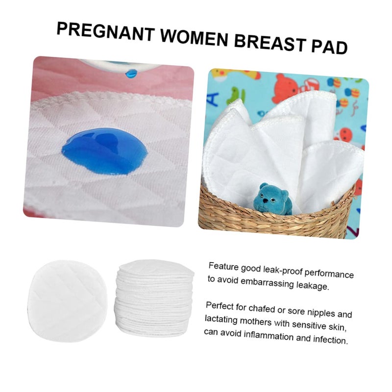 16 Pcs Eco Friendly Cotton Nursing Pads Super Absorbent Prevent Leaks Breastfeeding - Image 5
