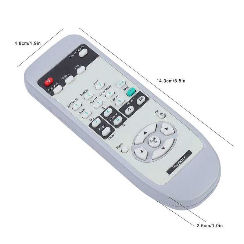 White Universal Durable Replacement Projector Remote Control For Home Theater - Image 4