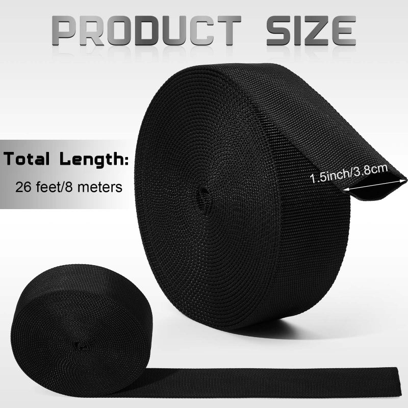 Hanaive 26 ft Nylon Hydraulic Hose Protector Sleeve Tig Torch Cable Cover Black Protective Cover Hose Sheath Hydraulic Wrap Cutting Wire Sheath Sleeve Management Wrap for Cord Tig(1.5 Inch Id) - Image 2